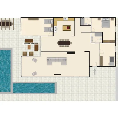 Willa In Playa Blanca Sleeps 10 With Pool Air Con And Wifi